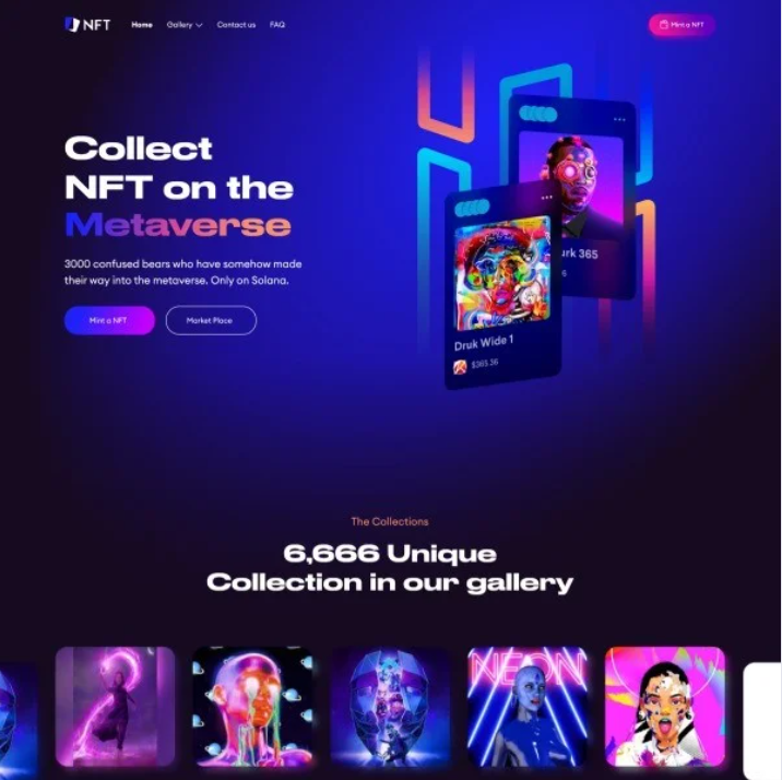 NFT ミントシステム & NFTミントサイト構築 - 3